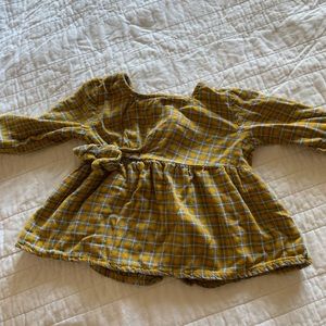 Zara baby girl plaid dress